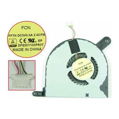 FCN DFS501105PR0T FFTN 0XXR13 DC 5V 0.5A 4-wire Server Laptop Cooling Fan