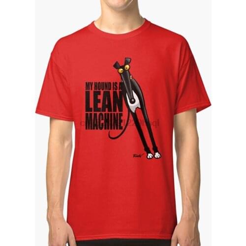 Lean Machine T shirt greyhound greyhounds lurcher lurchers dog dogs whippet whippets hound hounds