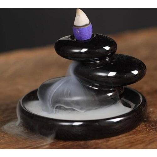 Ceramic Aroma Burner Use In Home Teahouse Rockery Reflux Incense Burner Sandalwood Incense Holder Office Home Decor