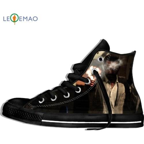 Creative Design Custom Sneakers Hot Printing Max Payne Unisex Lightweight Trends Comfortable Ultra High Top Light Sports Shoes