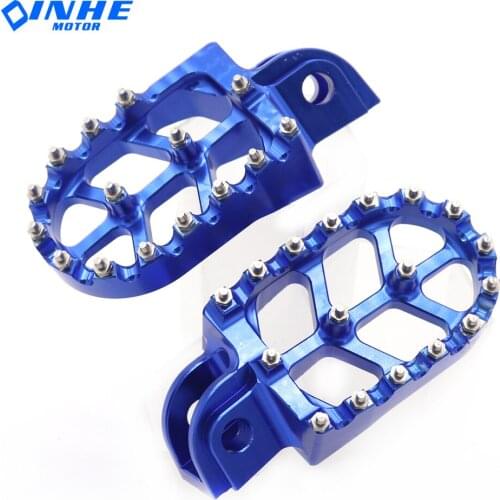 Motorcycle CNC Foot Pegs Rests Footrest Footpeg Pedals For YAMAHA YZ 85 125 250 YZ250F YZ426F YZ450F WR250F WR400F WR426F WR450F