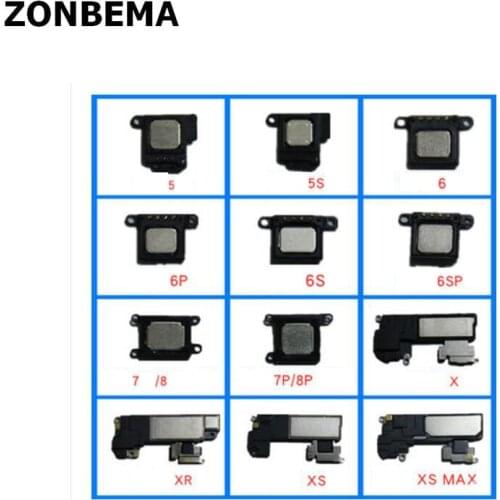 ZONBEMA Original Test Ear piece earpiece sound earphone speaker for iPhone 5S SE 6 6S 7 8 Plus X XR XS 11 Pro max