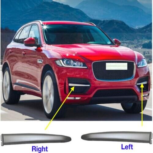 ROLLSROVER Pair of Front Bumper Blade Molding Trim For Jaguar F-Pace R Sport 2017-2019 OEM T4A6233 T4A6231