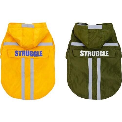 Dog Raincoat Pet Waterproof Clothing Rain Jacket Pomeranian Poodle Bichon Schnauzer Pug French Bulldog Clothes Corgi Costumes