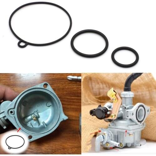 Carburetor Float O-ring for Honda Super Cub C50 C70 C90 Press Cub Little Cub C100EX Keihin Cab Repair Replacement Float Gasket