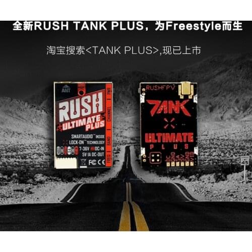 Rush Tank Ultieme Plus Vtx 5.8Ghz 48CH 2-8S 800Mw Video Zender W/Smart Audio agc Mic Fpv Racing Drone