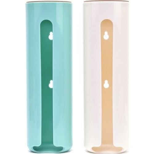 Modern Wall Mount Garbage Bag Storage Box Organiazer Cotton Pad Holder Cotton Pad Container