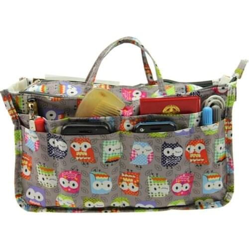 Cartoon Animal Flower Printing Storage Bags New Waterproof Oxford Multifunctional Cosmetic Bag