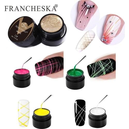 8ml Nail Spider UV Gel Polish Painting Nail Art UV Gel Varnish Lacquer Color Changing Strong Wire LineSoak Off Nail Art TSLM2