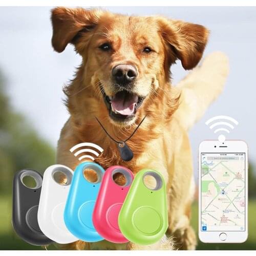 Pet Smart GPS Tracker Mini Anti-Lost Waterproof Bluetooth Locator Tracker For Pet Dog Cat Kids Car Wallet Key Collar Accessories