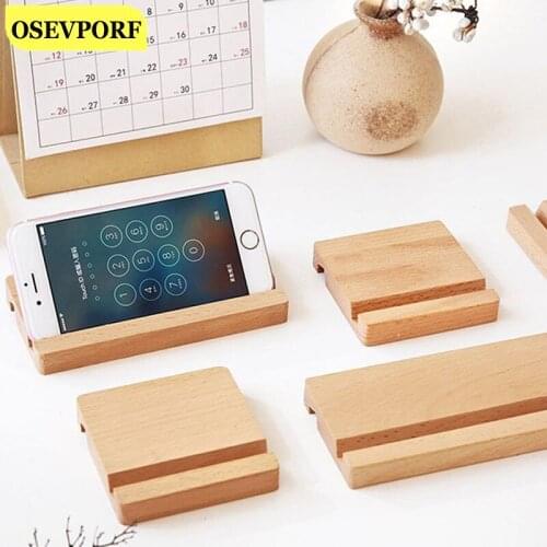 Universal Suporte Tablet Stander Holder for iPad Air Mini 2 3 4 5 for iPhone Smart Phone Samsung S10 Xiaomi Wooden Desktop Stand