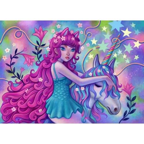 Poured Glue 5D DIY Diamond Painting Kits Cartoon Full Round With AB Drill Embroidery Mosaic Home Decor Christmas Gift Art