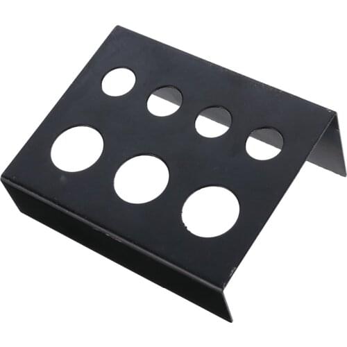 2pcs/set Tattoo Permanent Ink Cup Holder Stand 7 Holes Cup Cap Stainless Steel Container Makeup Holder For Tattoo Accessories