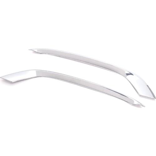 2020 New Chrome Car Front Fog Light Lamp Cover Trim For Ford Focus 4 MK4 2015-2017