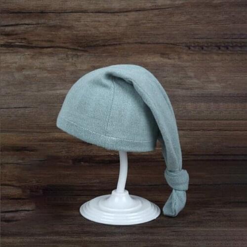 2021 New Newborn Photography Posing Props Knitted Cotton Hat Baby Photo Shooting Beanies