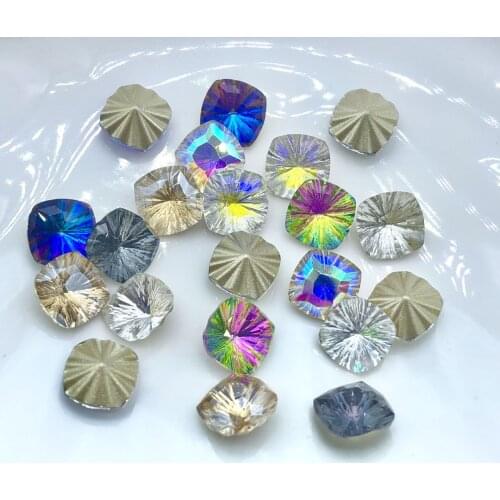 5pcs/lot nail gems K9 square sharp bottom special-shaped diamond DIY manicure Jewelry Set Nail phototherapy jewelry accesoires