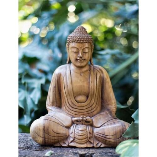 5D DIY Diamond Painting Full Square/Round Buddha Statue Cross stitch Kit Mosaic Rhinestones Diamond Embroidery DFL107