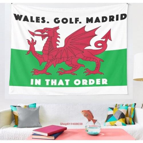WALES GOLF MADRID tapestry witchcraft tapestry Bohemian decoration home decoration Hippie