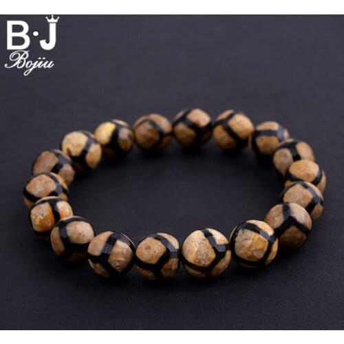 BOJIU New Jewelry Chakra Crystal Beads Bracelet For Women Charm Elastic Natural Stone Women Men Bracelet Fashion Bracelets BC123