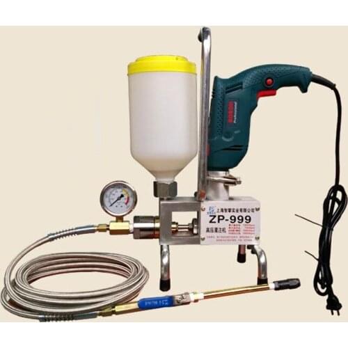 CE electric epoxy injection piston pump Polyurethane foam Grouting steel Machine