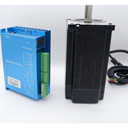 Hybrid NEMA 34 Closed Loop motor 86HB260-156 12.5N.M 6A 2-phase Hybrid nema 34 LCD HB860D motor driver DC(40-110V) / AC(60-80V)