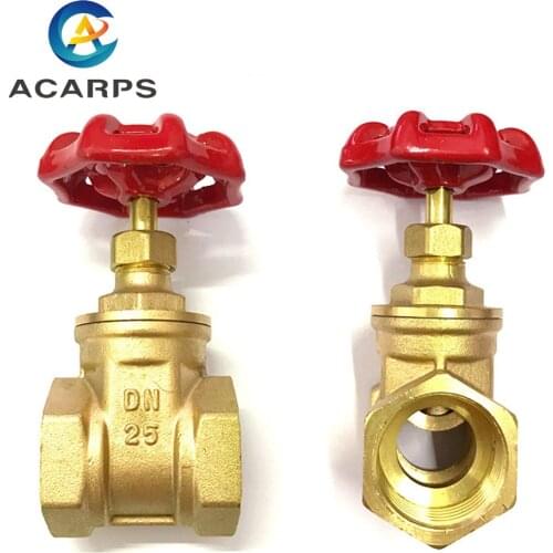 1/2" 3/4" 1" inch Brass gate valves DN15 20 25 water valve switch valve Internal Thread Gate valves