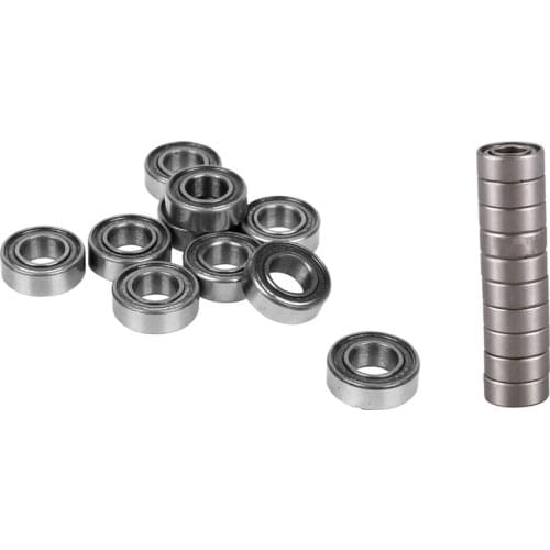 20Pcs Miniature Deep Groove Radial Ball Bearings - 10Pcs 686Z 6 X 13 X 5Mm & 10Pcs Mr126zz 6 X 12 X 4Mm