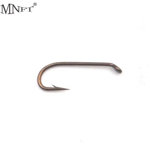 MNFT 100PCS Good Quality Stainless Steel Small Fly Tying Hook Fly Fishing Flies Bugs Hooks #16