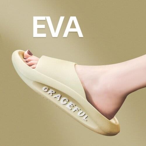 Fashion Men Bathroom Slippers Anti Slip Comfortable Male Casual Sandals Waterproof Soft Bottom Man Beach Shoes Flip Flops EVA