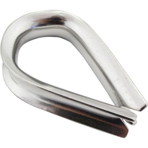 Wire rope thimble stainless steel 304 wire rope thimbles , suspension clamp