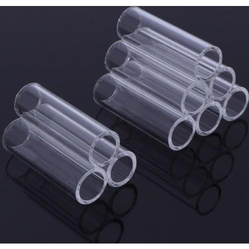 Fish Tank Shelter 3/6 Tube Aquarium Pipe Shrimp Cave Hide Breeding Acrylic Decor