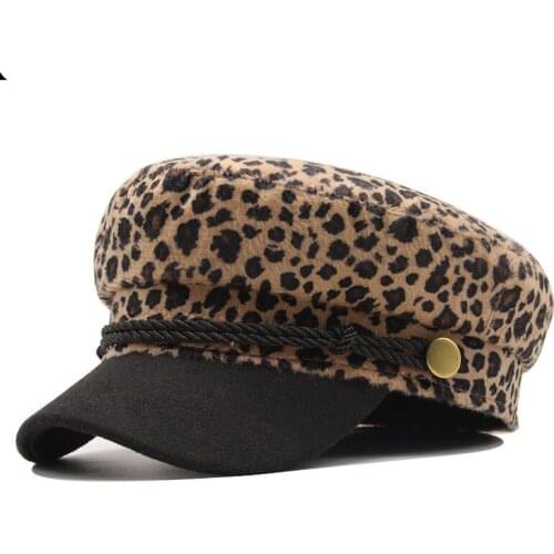 Fashion cotton Newsboy hat for women casual streetwear rope flat cap elegant solid autumn winter warm wool beret hat female