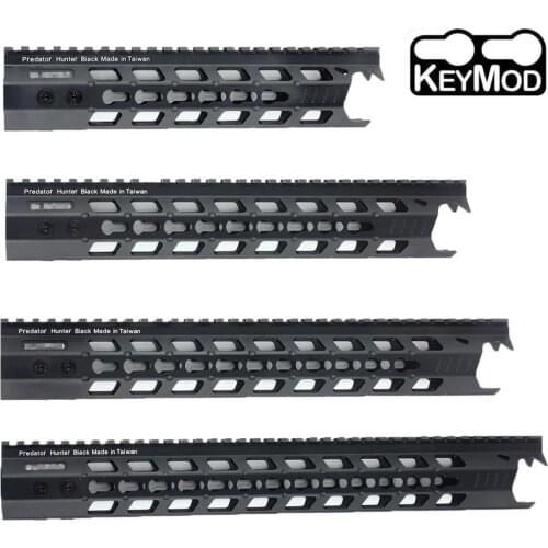 Tactical 9.5/12/13.5/15 Inch Keymod Handguard Slim Free Float SLR Aluminum Handguards AR15 M4 Rifle Scope Mount