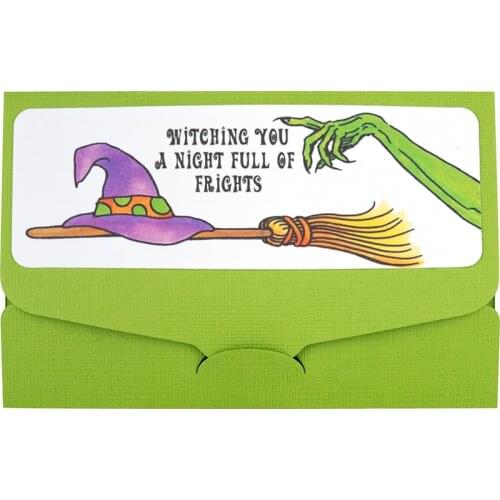 A Treat For You Halloween Broom Pumpkin Clear Transparent Stamp Scrapbook For Card Album Make DIY Crafts Stamp 2020