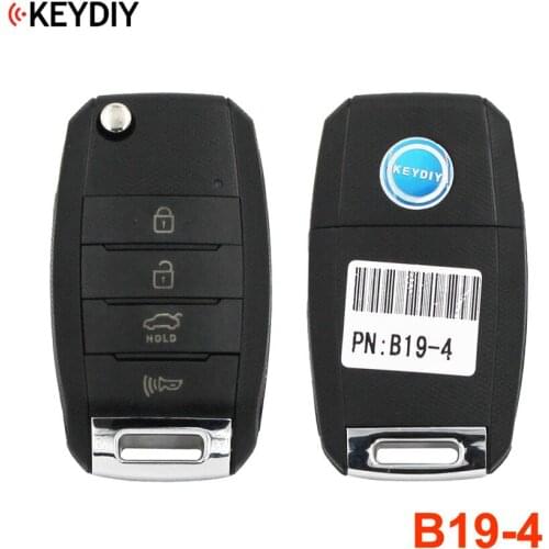 4 Buttons Universal Remote Control Key B-Series for KD-X2 KD MINI KD900 KD900+,URG200 ,KEYDIY B-Series Remote for B19-4 K Style