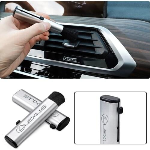 Retractable Car Cleaning Brush Auto Air Outlet Dusting Brush For Lexus IS250 IS200 CT200h RX450h GS300 LS430 LX570 IS300 ES RX