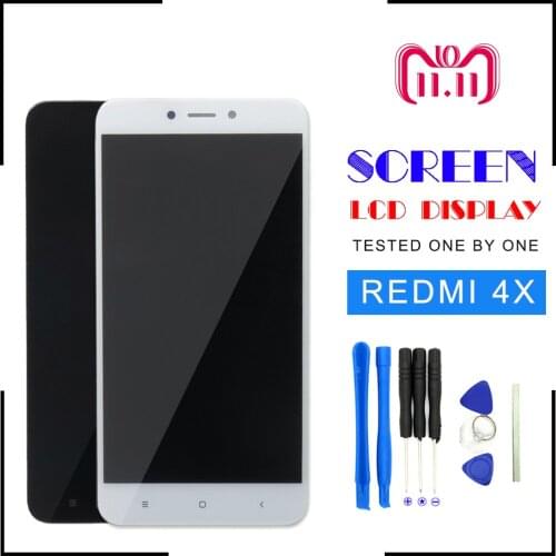 LCD for Xiaomi Redmi 4X Display + Touch Screen Panel Digitizer LCD Assembly with Frame for Xiaoi Redmi 4X Screen 5.0inch