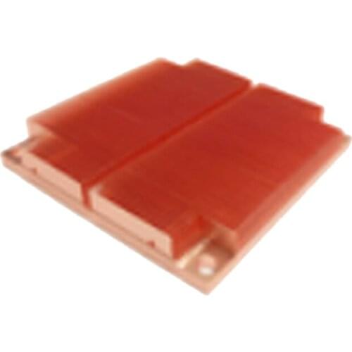 1pcs Laser Copper Heat Sink Graphics Card Memory TEC Cooling Plate 80mm Length 140mm Width 23.5mm Height