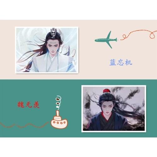 5D Full Drill Diamond Painting Mo Dao Zu Shi Wei Wuxian Lan Wangji Diamond Embroidery Anime Cross Stitch Mosaic Decoratio XN146