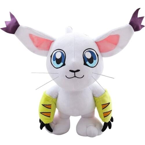 Anime Digimon Tailmon Plush Doll PP Cotton Stuffed Animals Kids Toys 30CM