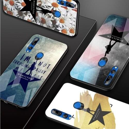 Hamilton Musical Tempered Glass Phone Case For Huawei honor 8X 9 10i 20i 20Lite 20Pro 30 Pro Cover Shell