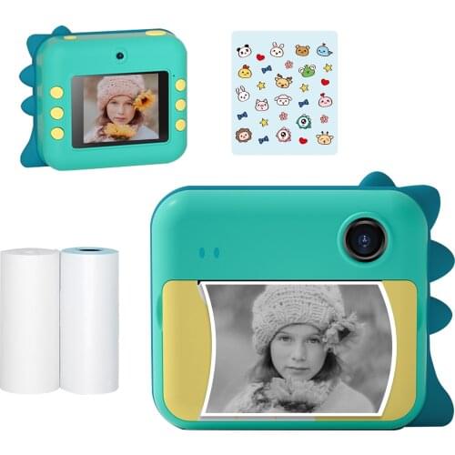 P1 Kids Camera Children Instant Camera Photo Printer 2.4" IPS Screen with Printing Paper for Boys Girls Christmas Birthday Gift