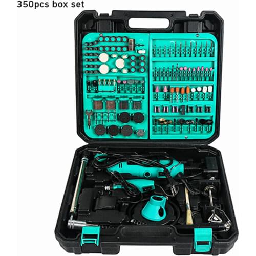 Electric Double Mini Drill 130W 32000rpm Dremel Rotary Tool Accessories Grinding Wheel Power Tools Electric Mini Electric Drill