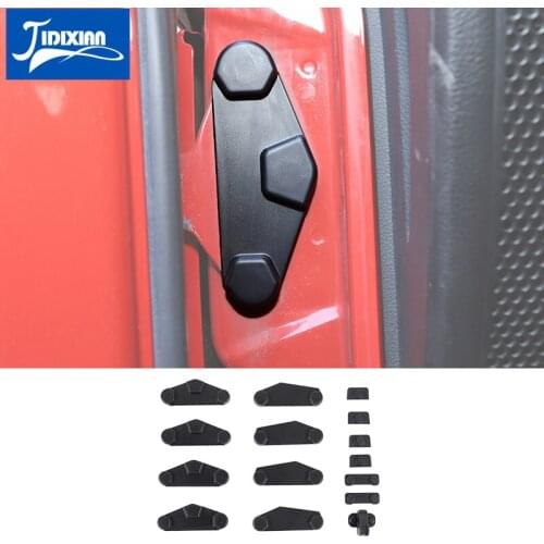JIDIXIAN Car Door Screw Protection Cover Decoration for Jeep Wrangler JK 2007 2008 2009 2010-2017 Interior Accessories