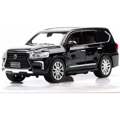 1/24 Scale Toyota Lexus lx570 Diecast Alloy Pull Back Car Collectable Toy Gift