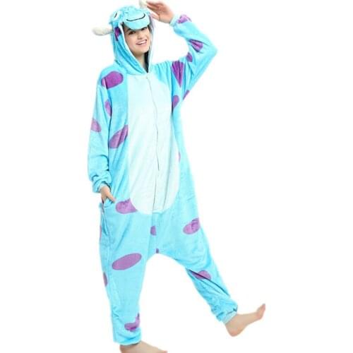 Kigurumi Costume Monster Adult Animal Cosplay Onesie Lovely Warm Women Men Anime Party Disguise Hooded