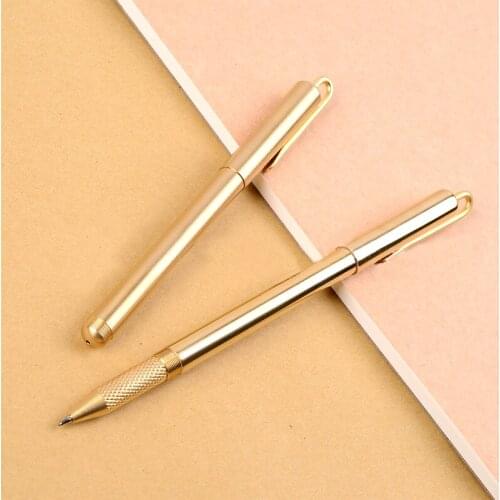 H975 Outdoor multi-purpose tactical pen manual with pen clip pen signature pen non-slip design EDC