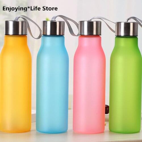 New Plastic Water Bottle Creative Water Cup Outdoor Portable Cup Advertising Cup Daily Use Water Bottle