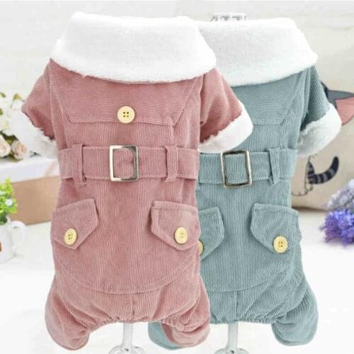 Dog Pets Clothing Winter Dog Coat Jacket Jumpsuit Puppy Apparel Small Dog Outfit Garment Yorkie Poodle Pomeranian Dog Overalls