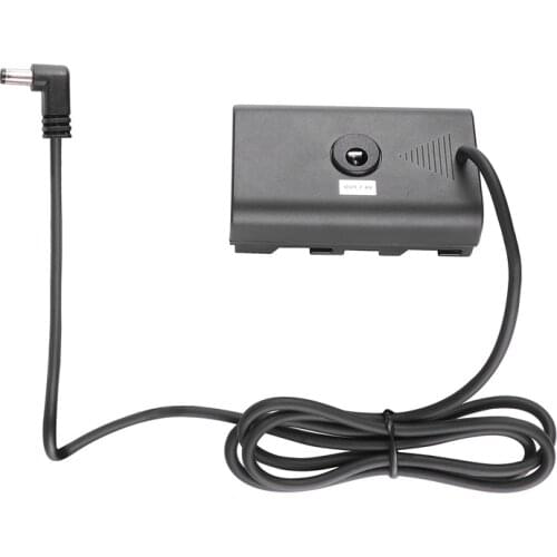 FOTGA NP-F Dummy Battery DC Coupler with Power Cable for Sony NP-F550/F570/F750/F770 NP-F960 NP-F970